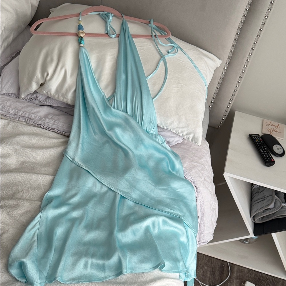 SNDYS Rosita Mini Dress- Fresh Mint Color